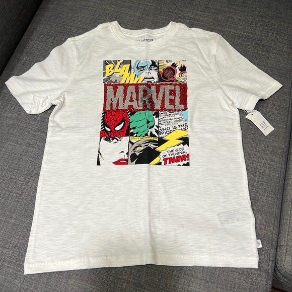 Boys *New* Marvel/Gap embellished t-shirt - Picture 1 of 7
